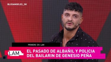 El bailarín es pareja de la actriz Mariana Genesio Peña, en la pista de "La Academia".-