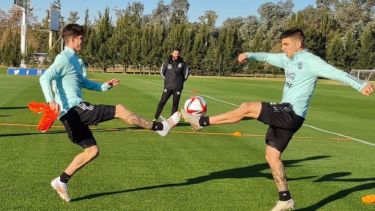 El seleccionado argentino de fútbol se alista para su primera presentación en Tokio