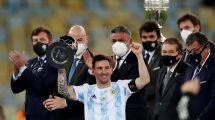 Imagen de Messi tuvo su revancha en la Selección y lo festejó de manera especial
