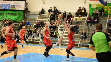 Nacho Claris, uno de los referentes de Pérfora, en la victoria sobre Independiente. Foto: gentileza Carlos Martínez. 