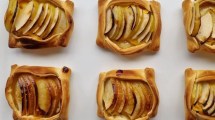 Imagen de Qué tal estas persianas de manzanas y hojaldre