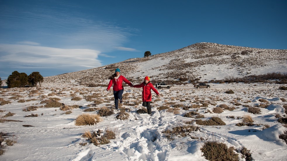 En Junín de los Andes, cada invierno, se disfruta de la nieve. Fotos archivo: Prensa Junín de los Andes.