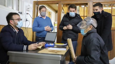 La atención se realizó en la Estación Cultural de la ciudad. Foto Gentileza.