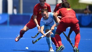 Los Leones igualaron con España en su estreno en Tokio