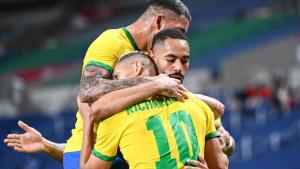Brasil avanzó a las semifinales de fútbol en los Juegos Olímpicos