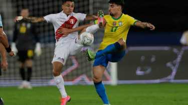 Lucas Paquetá marcó el único gol del partido en Rio de Janeiro. Foto: AP