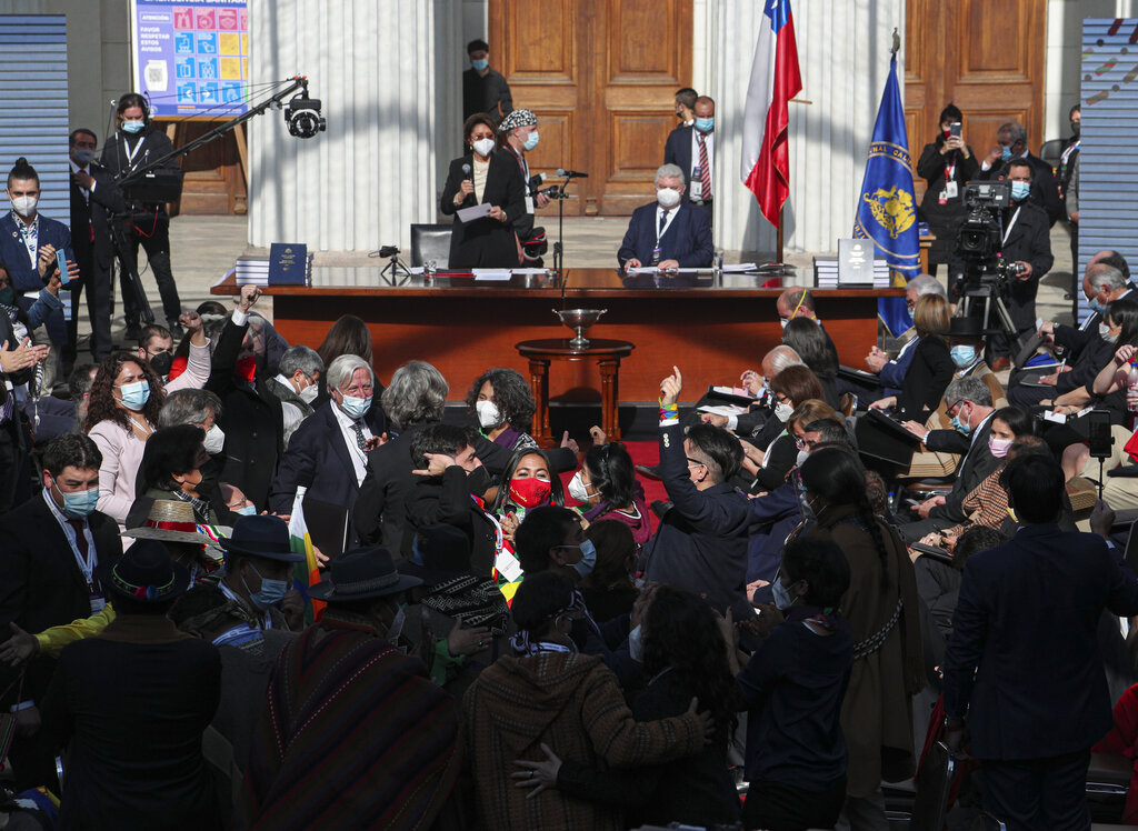 La Convención Constituyente fue definida el pasado domingo en Chile. (Foto: AP) 