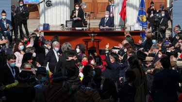La Convención Constituyente fue definida el pasado domingo en Chile. (Foto: AP) 