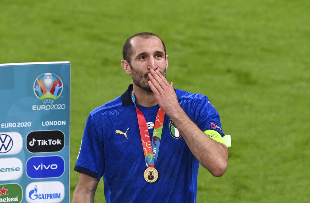Giorgio Chiellini fue una de las figuras del Italia campeón de la Euro. (Foto: AP)