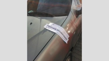 El vehículo fue secuestrado. Foto: Prensa Municipal