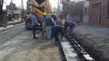 La obra avanza en Brentana y se encuentra en la parte final.