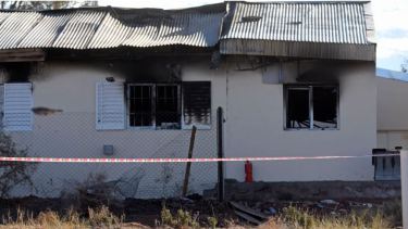 El incidente ocurrió el martes en el albergue de niñas. Foto: Florencia Salto.
