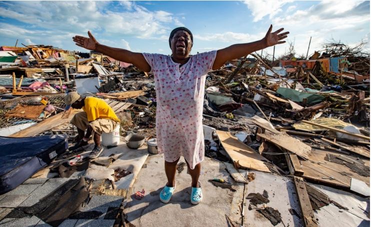 El huracán Dorian arrasó a Haití en septiembre de 2019. Dejó cuantiosos daños a una población que vive en su mayoría en el pobreza

