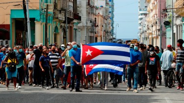 Cuba denuncia que Estados Unidos financia las protestas en la isla. 