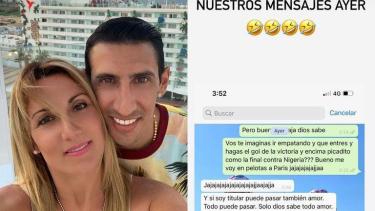 La premonición de la pareja de Ángel Di María. 