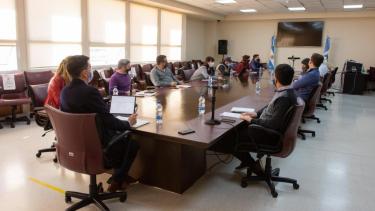La comisión de Labor Parlamentaria se reunió ayer al mediodía. Foto: gentileza.