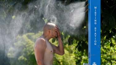 La temperatura llegó en Canadá a  47,6 grados.