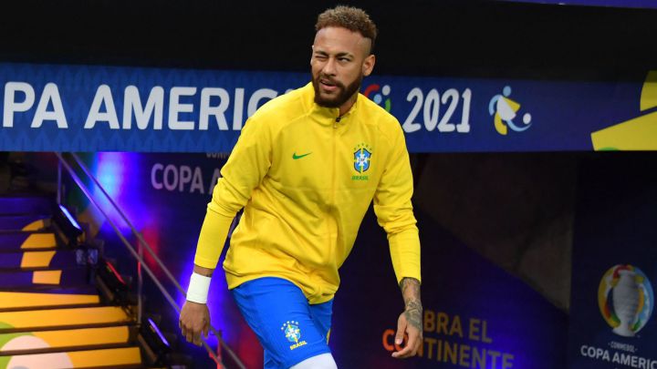 Neymar quiere a Argentina en la final de la Copa América. 