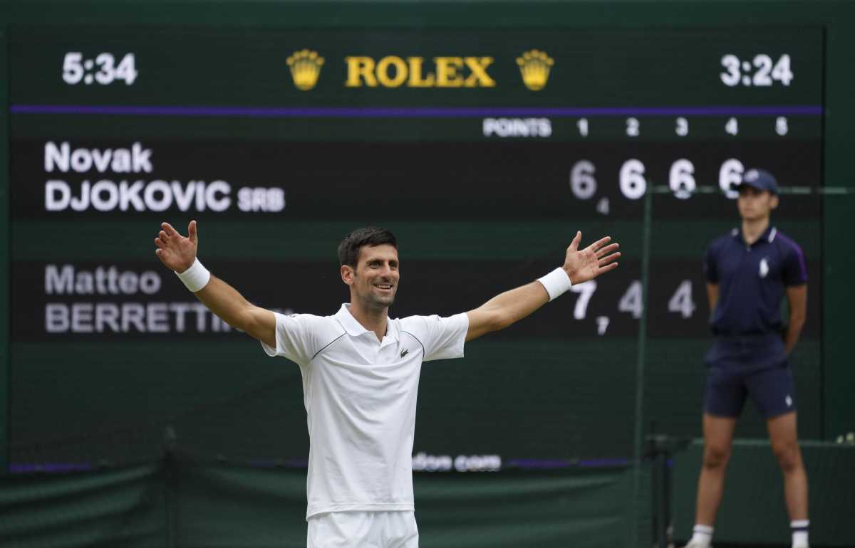 Djokovic y otra marca histórica. Foto: AP 