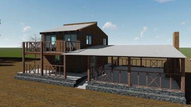 Proyecto de la nueva edificación para el acceso al Bosque Petrificado de Valcheta. 