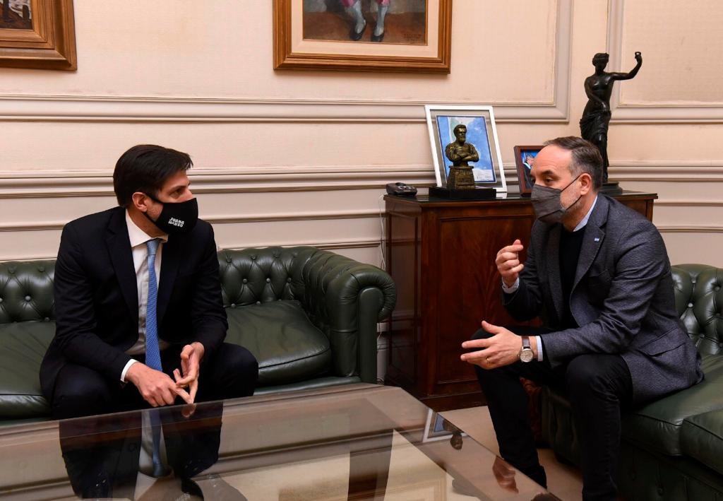 Este jueves Doñate se reunió con el ministro Trotta. Foto: gentileza.