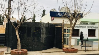 Por obras, se inhabilitó hasta el viernes el cajero automático en Huergo