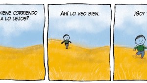 «¿Quién viene corriendo?», la tira 395 de Viajeros