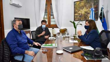 La gobernadora Carreras volverá a recibir al adjunto de ATE Nación, Rodolfo Aguiar. Foto Gentileza