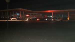 Bomberos de Añelo lograron controlar un principio de incendio en la estación de servicio Shell