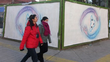  Una agrupación interna del partido de gobierno se adelantó en el despliegue publicitario. Foto: Oscar Livera.