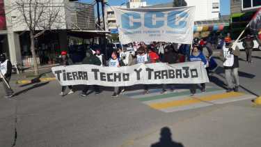 La medida comenzó cerca de las 10. Foto Gentileza.