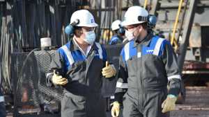 Martínez recorrió Vaca Muerta y destacó el impulso del Plan Gas.Ar