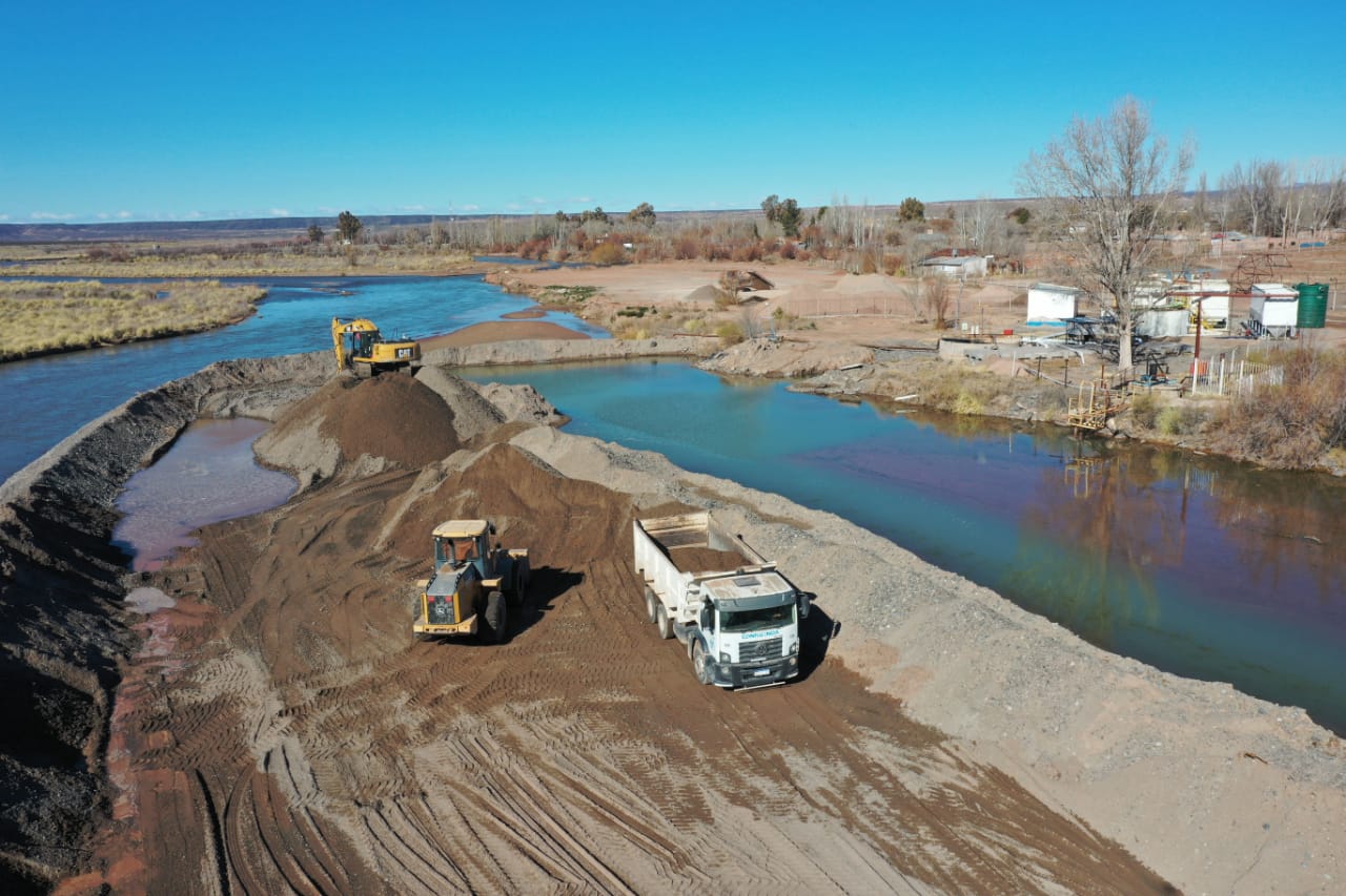 En Rincón buscan obtener más agua para potabilizar del río Colorado. (Gentileza).-