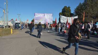 Los bloqueos en Neuquén estuvieron por cuatro horas. Foto:  Yamil Regules