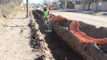 Comenzaron las obras sobre la calle Zeballos. Foto: Prensa Municipal