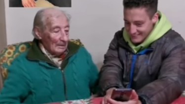 Julián es el nieto de Hernán, quien le mostró el mensaje enviado por Lionel Messi. 