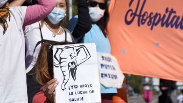 Los autoconvocados del Castro Rendón señalaron que se contrataron a poco más de 500 de eventuales cuando se tomó a 1.300. Foto archivo: Florencia Salto