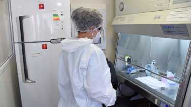 El laboratorio donde se analizan los test rápidos. Foto: Florencia Salto