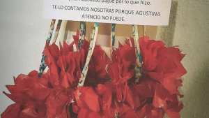 Con una flor roja, piden justicia por el femicidio de Agustina Atencio a días del juicio
