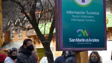 El centro de San Martín de los Andes. Foto: Patricio Rodríguez