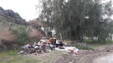 Otroa imagen, en el cruce de bulevar Moreno y el paseo costero. Foto: Marcelo Ochoa.