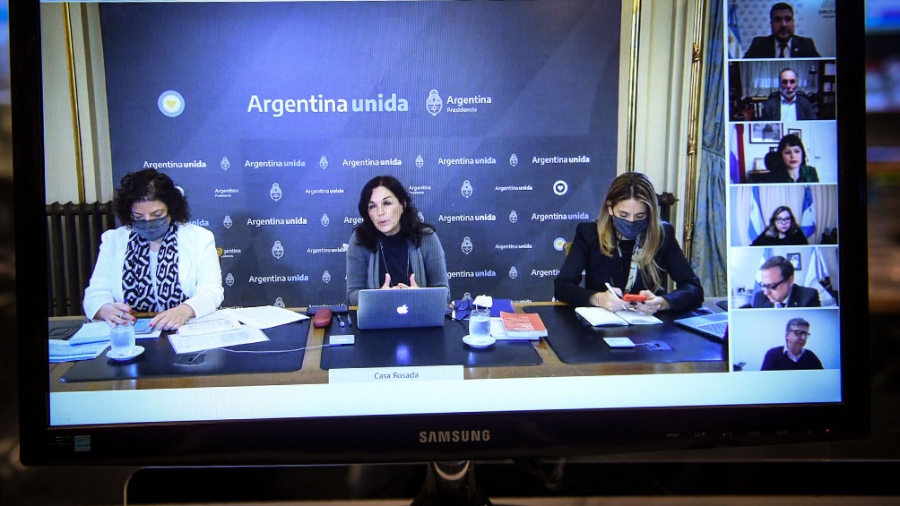 Vilma Ibarra y Carla Vizzotti respondieron las consultas de los legisladores del oficialismo y la oposición. Foto: Télam.