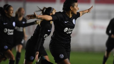 Sindy Ramírez le dio el empate agónico a San Lorenzo, que forzó los penales.