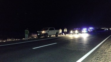 La camioneta iba en sentido este por la Ruta 22 (Gentileza Canal 8).