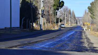 Comenzó la repavimentación de calles rurales y urbanas de Chichinales