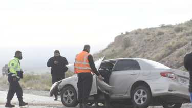 El accidente ocurrió en la zona conocida como La Escondida. (Florencia Salto) 