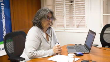 El proyecto fue presentado por Soledad Gonnet, Directora Ejecutiva de la Agencia de Innovación y Economía del Conocimiento. (foto: gentileza)