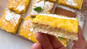 Hacé estas barritas con sabor a limón que son una locura