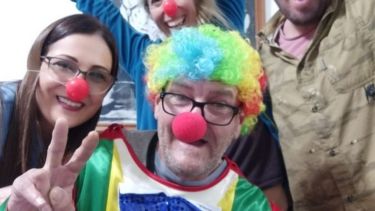 "Marulito" tiene 53 años y nunca ejerció, tampoco, como payaso profesional.-