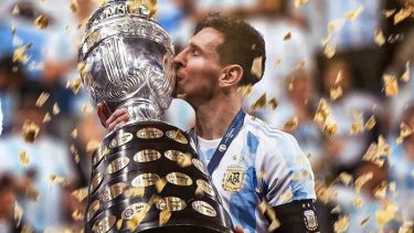 Messi con la Copa América, un romance eterno que tardó en llegar pero se disfruta mucho. 